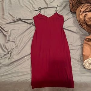 Xs burgundy body con